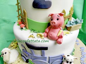 torta bimbo Roma, torta maialino, torta compleanno Roma, battesimo maschietto, battesimo bimbo