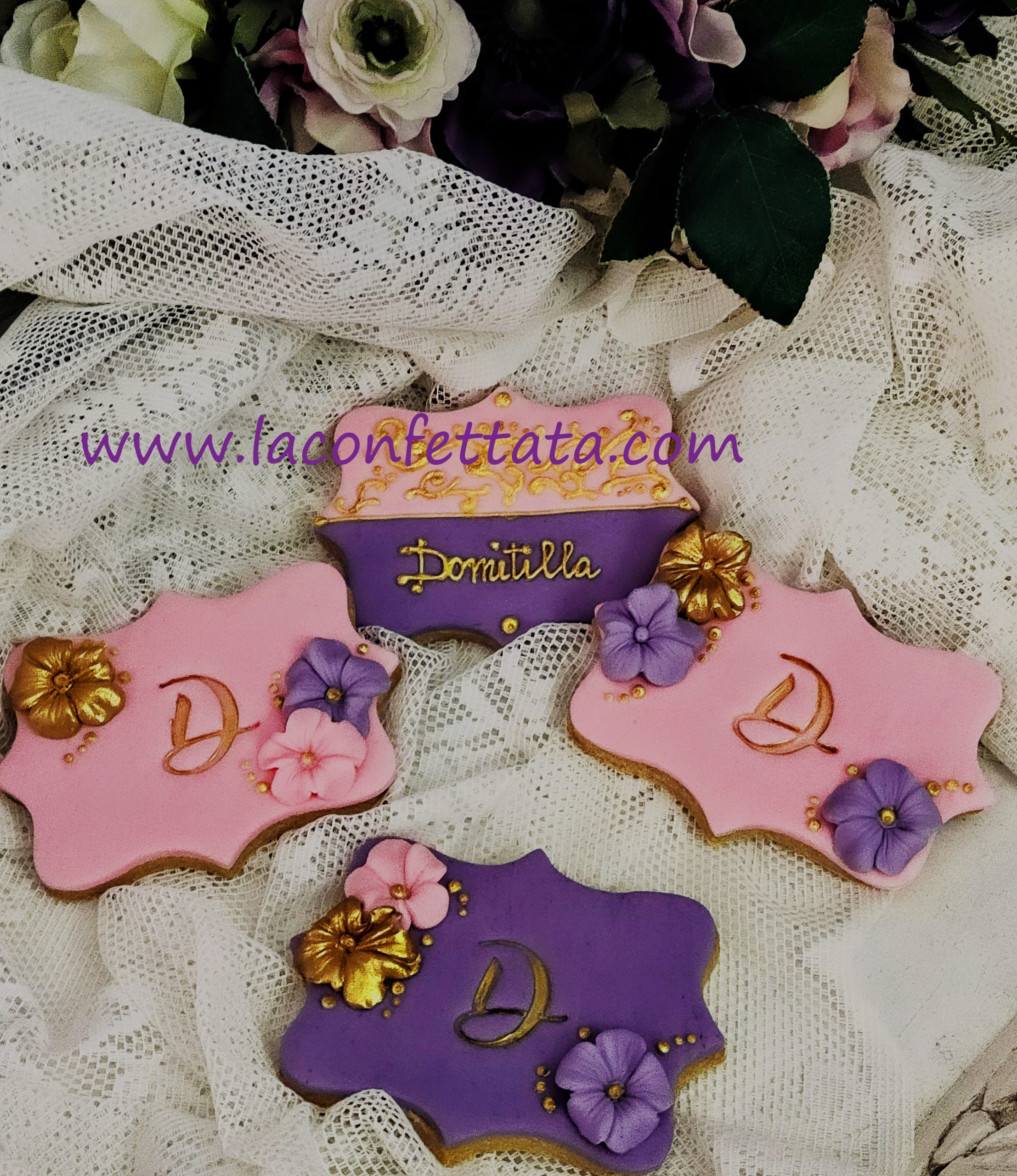 biscotti decorati battesimo, biscotti segnaposto battesimo, battesimo bimba, battesimo femminuccia